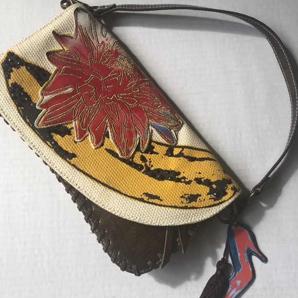 NEW Andy Warhol Appliquéd Banana Bag - Picture 2 of 16